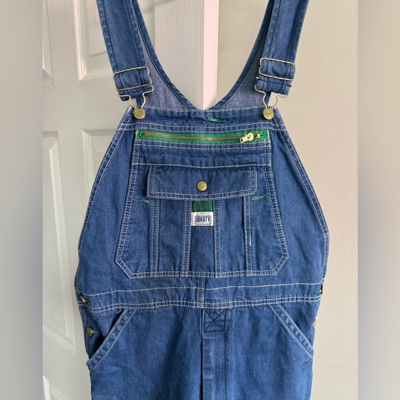 USED DENIM LIBERTY OVERALLS SIZE 32x32 - Picture 2 of 7